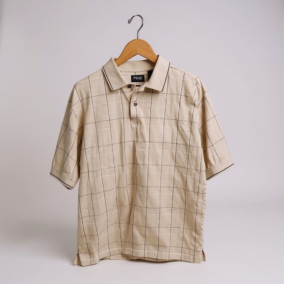 Ping Other - Ping Men's Light Tan Checkered Shirt